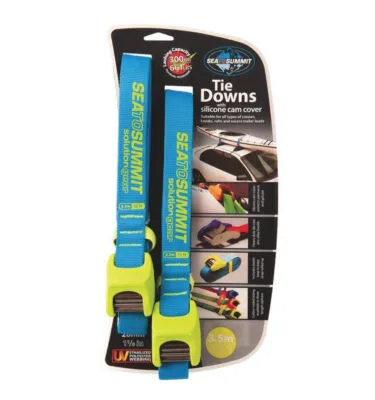 SUP tie down straps with silicon cam cover. 3.5m (pair)